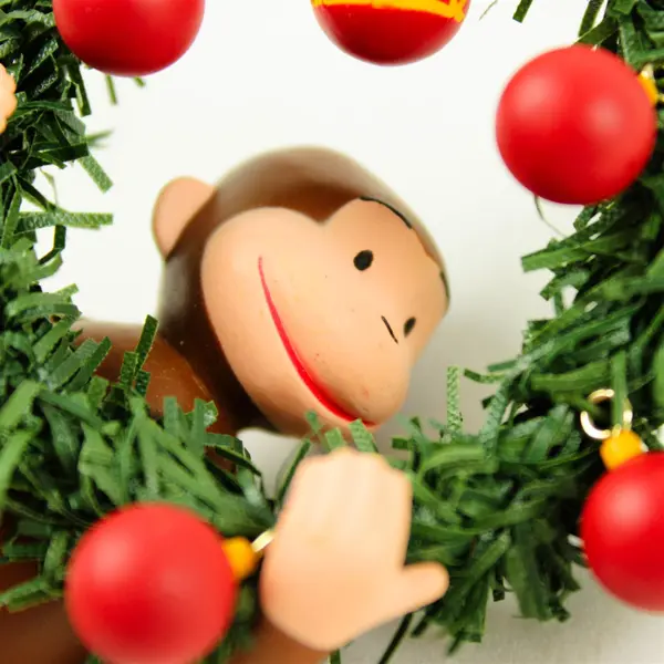 Vintage Hallmark Curious George Monkey See Keepsake  Christmas Ornament 2004 HTF