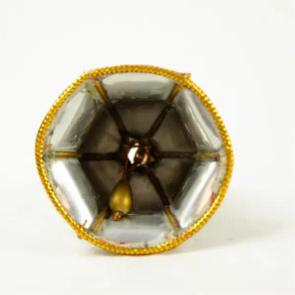 Handmade Upcycled Recycled Beer Can Christmas Bell Ornament