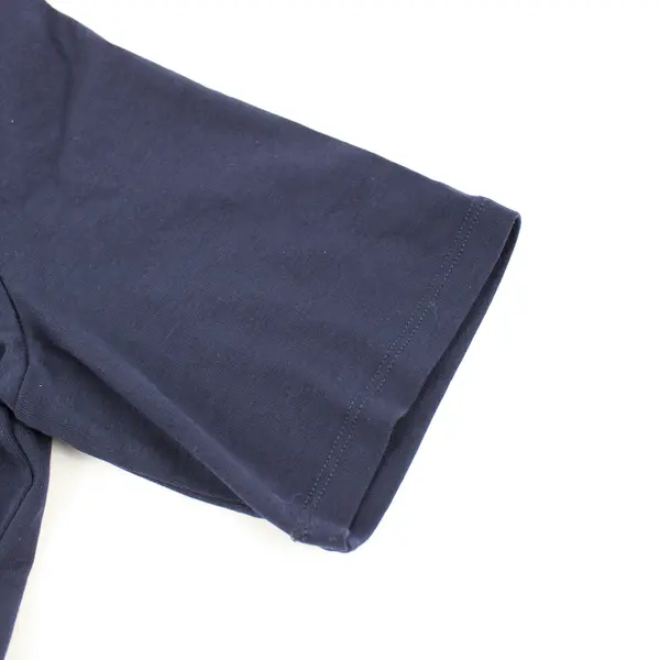 Talbots Solid Blue Color Short Sleeve Tee-Shirt V-Neck Women's Size L