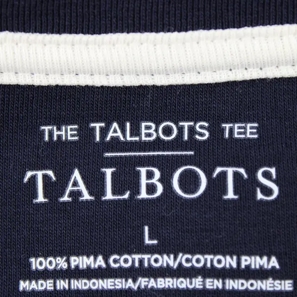 Talbots Solid Blue Color Short Sleeve Tee-Shirt V-Neck Women's Size L