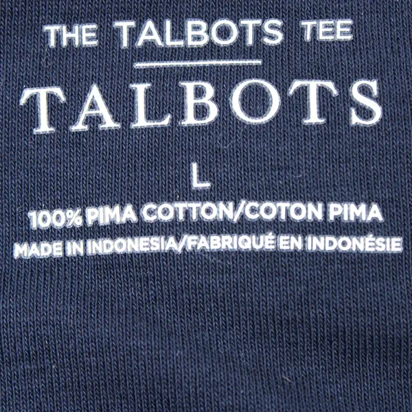 Talbots Solid Blue Color Short Sleeve Tee-Shirt V-Neck Women's Size L