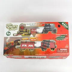 Santa’s Jumbo Express Train Set Battery Operated Christmas 80 Inches Of Track
