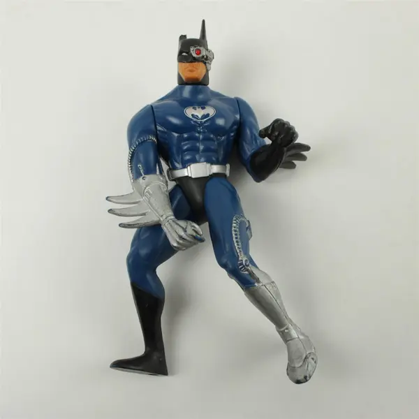 Kenner Legends of Batman 1994 Cyborg Batman Action Figure Missing Ear