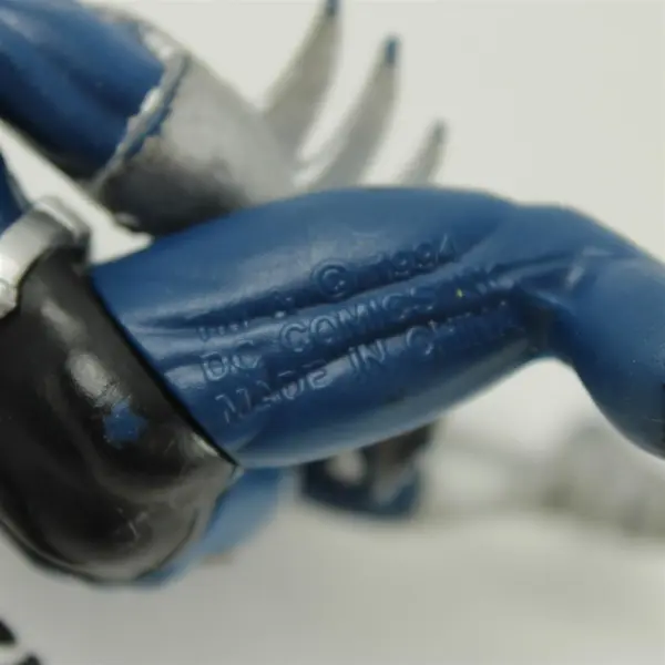 Kenner Legends of Batman 1994 Cyborg Batman Action Figure Missing Ear