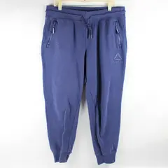 Reebok Solid Purple Jogger Sweatpants Zipper Pockets Women's Size XL