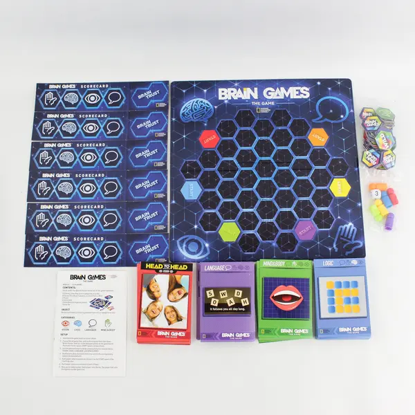2015 Buffalo Games The National Geographic Channel Brain Games Board Game 