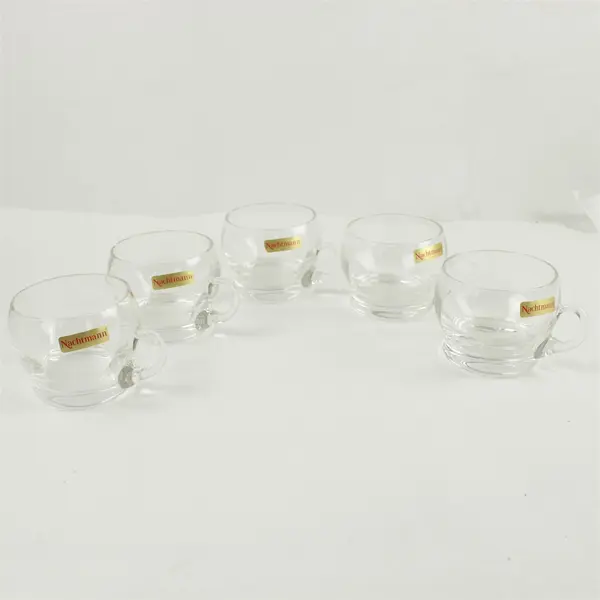 Set of 5 Nachtmann Opal Swirl Punch Cups 2 7/8 Inch