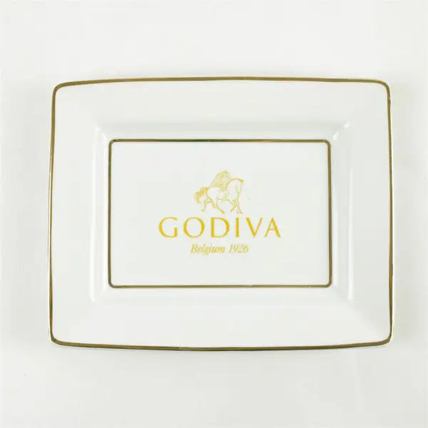 Godiva Belgium 1926 Porcelain Dessert Serving Plate Vintage