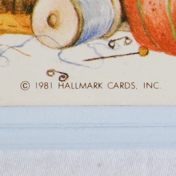 VTG 1981 Hallmark Kittens Wall Plaque Sewing Friendship Feels So-o-o Good