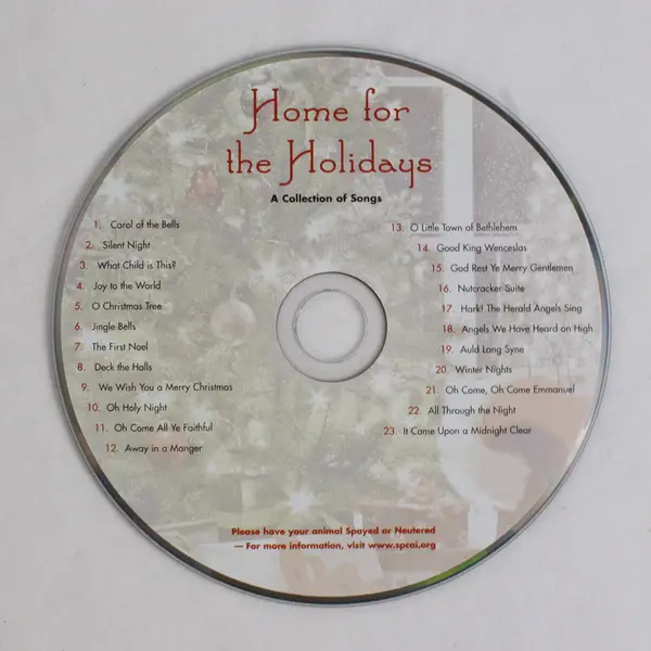 Home for the Holidays Christmas Compilation CD SPCAI