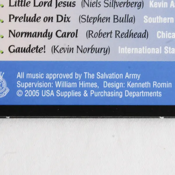 Christmas in Brass The Salvation Army 2005 CD Holiday