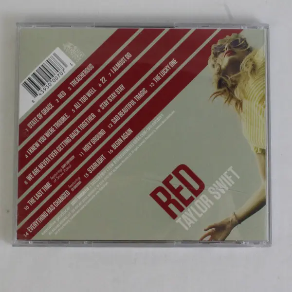 Taylor Swift Red 2012 CD Album Big Machine Records