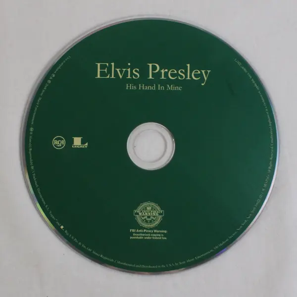 His Hand In Mine by Elvis Presley Remaster (CD, 2016, RCA)