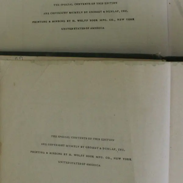 1945- Set of 2 Andersen's and Grimm's Fairy Tales