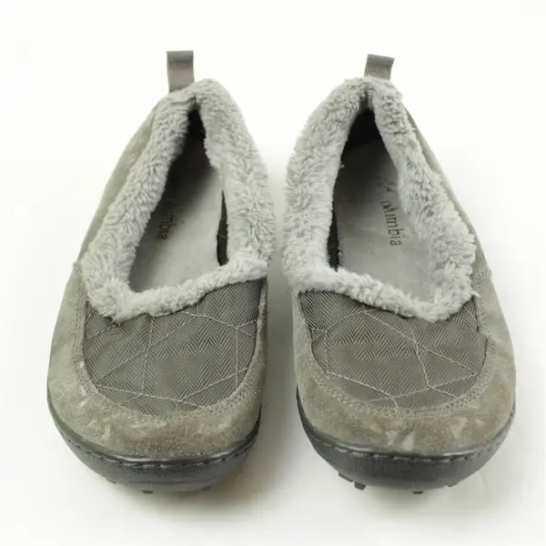 Columbia Powder Summit Slippers Gray Women's Size 8