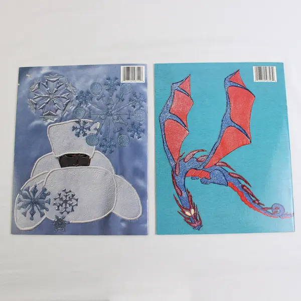 Lot of 2 Hot Off The Press Iron-On Transfer Booklets With 11 & 12 Transfers 1990