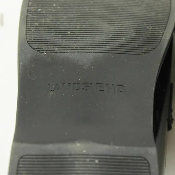 Lands' End  Black Patent Leather Penny Loafers Size 6