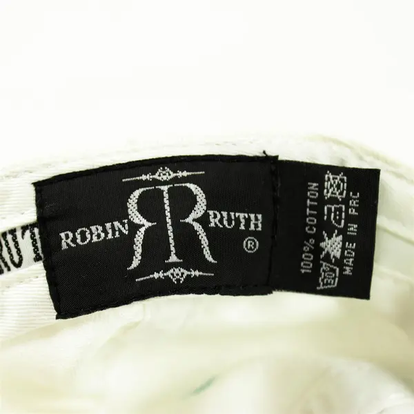 Lot of 2 Women's Adjustable Floral Baseball Caps Tropical Trends, Robin Ruth