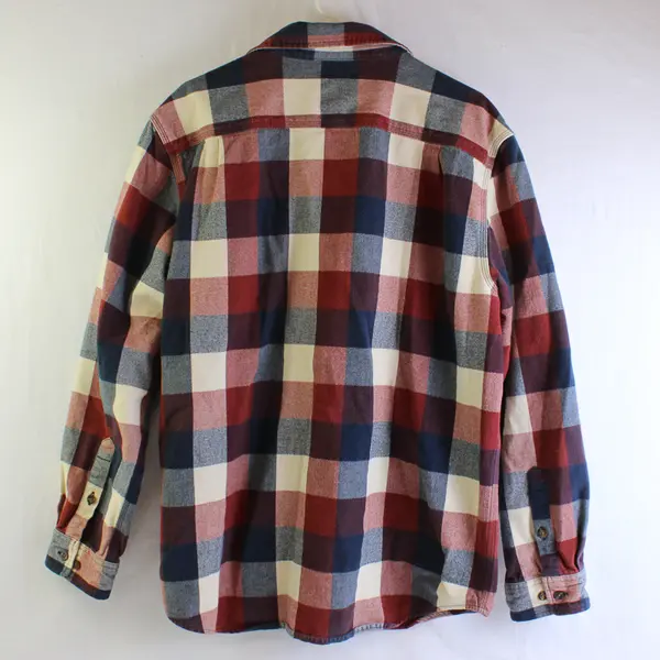 Carhartt Men's L Multicolor Plaid Heavyweight Original Fit Button Up Flannel