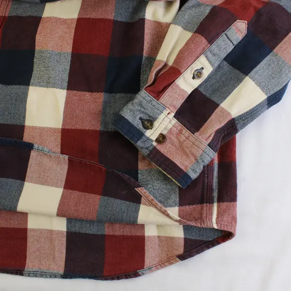 Carhartt Men's L Multicolor Plaid Heavyweight Original Fit Button Up Flannel