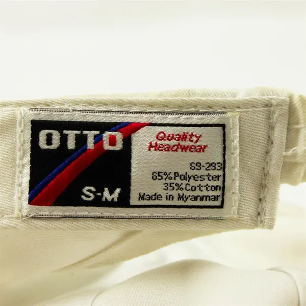 Lot of 2 Baseball Caps White W/Room For Pony Tail  & Blue Adjustable