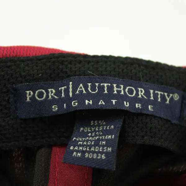 Lot of 2 Adjustable Baseball Caps Red W/CR & Brown W/Lake City