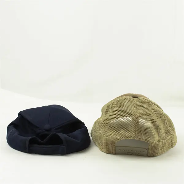 Lot of 2 Adjustable Baseball Caps Brown W/Wilbur Ellis & Blue Auntie Anne's