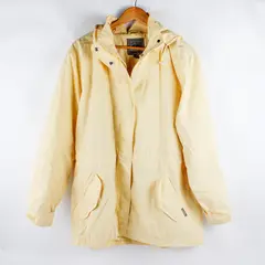 Pacific Trail Outdoor Wear Women's L Yellow Detachable Hood Windbreaker Jacket