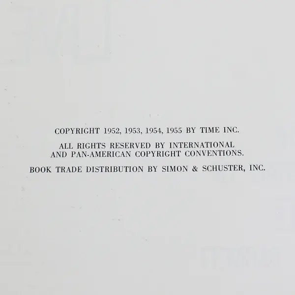 Vintage LIFE Book The World We Live In 1955 Hardcover Good