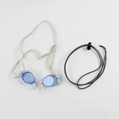Vintage Sporti Swim Goggles Blue Two Different Head Bands