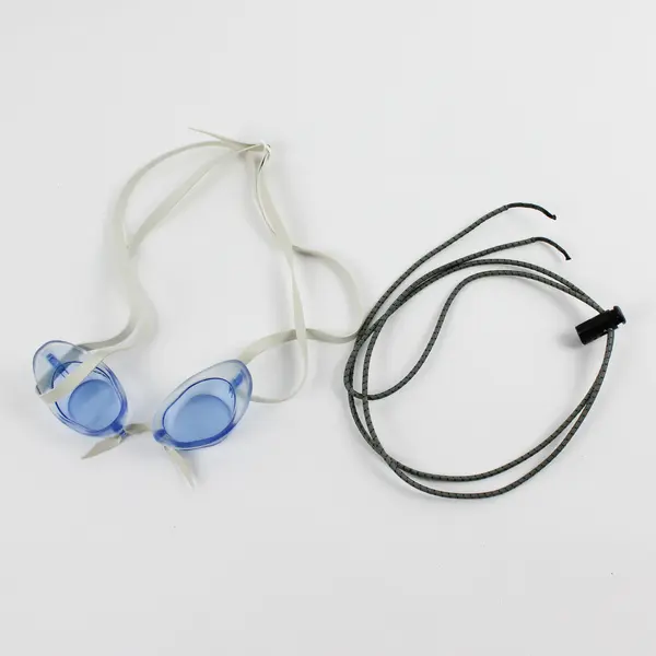 Vintage Sporti Swim Goggles Blue Two Different Head Bands