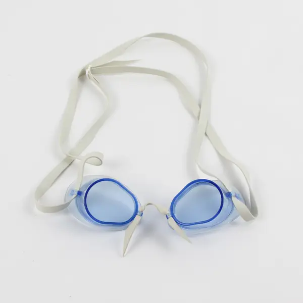 Vintage Sporti Swim Goggles Blue Two Different Head Bands