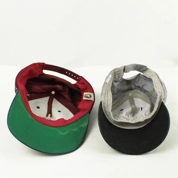 Lot of 2 Adjustable Baseball Caps Maroon Alaska & Black Optimus Paint & Primer
