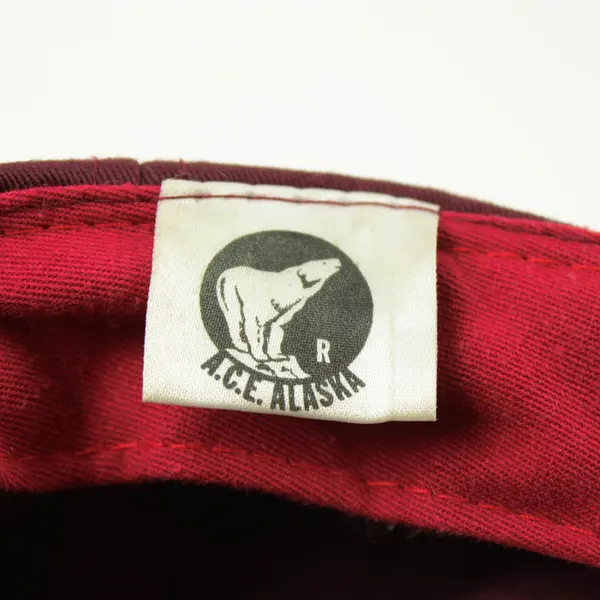 Lot of 2 Adjustable Baseball Caps Maroon Alaska & Black Optimus Paint & Primer