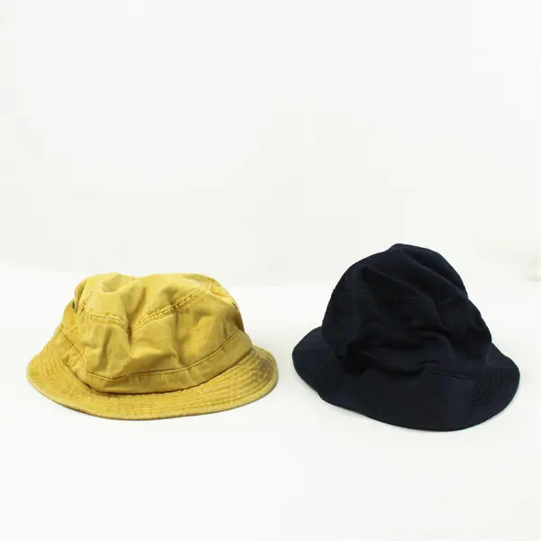 Lot of 2 Bucket Hats Yellow Minnesota & Blue Denver Nuggets