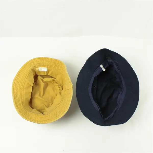 Lot of 2 Bucket Hats Yellow Minnesota & Blue Denver Nuggets