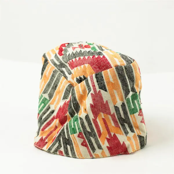 Lot of 3 Women's Bucket Hats Black & Geometric Patterned Pre-Owned