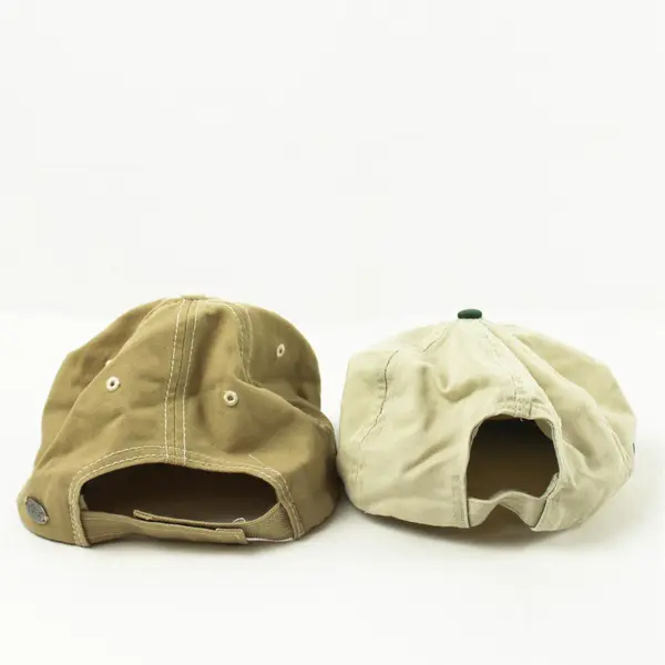 Lot of 2 Adjustable Baseball Caps Brown Greg Norman & Beige St. Louis, Mo