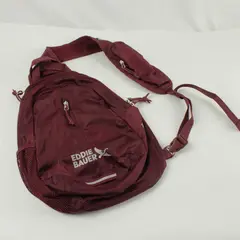 Eddie Bauer Burgundy One-Shoulder Small Backpack Unisex