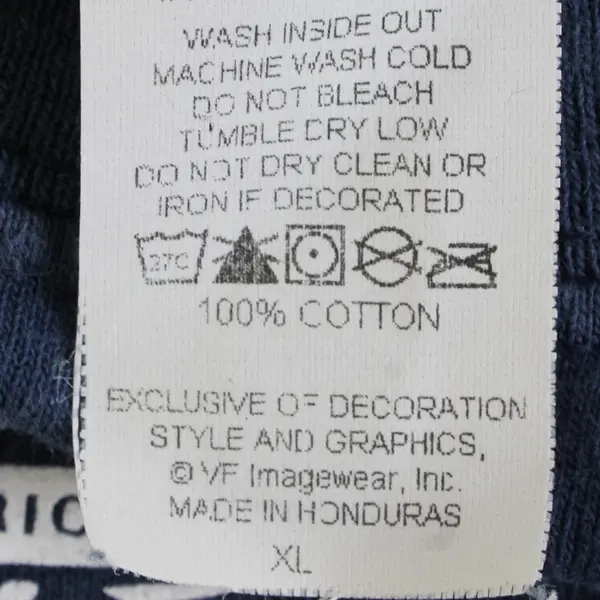 Vintage Lee Sport Men's XL Blue 100% Cotton Boston Red Sox Short Sleeve T-Shirt