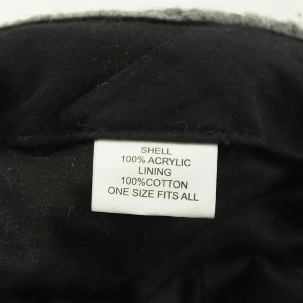 Lot of 2 Winter Hats Grey W/Small Bill & Green Dakine Stocking Cap