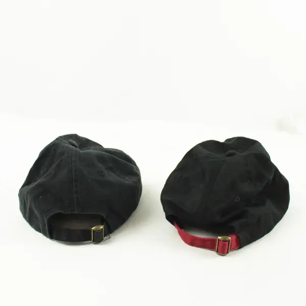 Lot of 2 Adjustable Black Baseball Caps - SF Giants & Cascade Nuts & Bolts