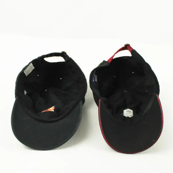 Lot of 2 Adjustable Black Baseball Caps - SF Giants & Cascade Nuts & Bolts