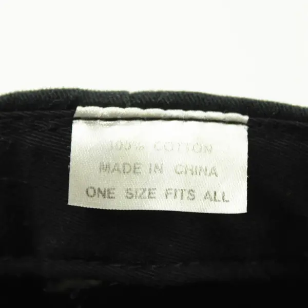 Lot of 2 Adjustable Black Baseball Caps - SF Giants & Cascade Nuts & Bolts