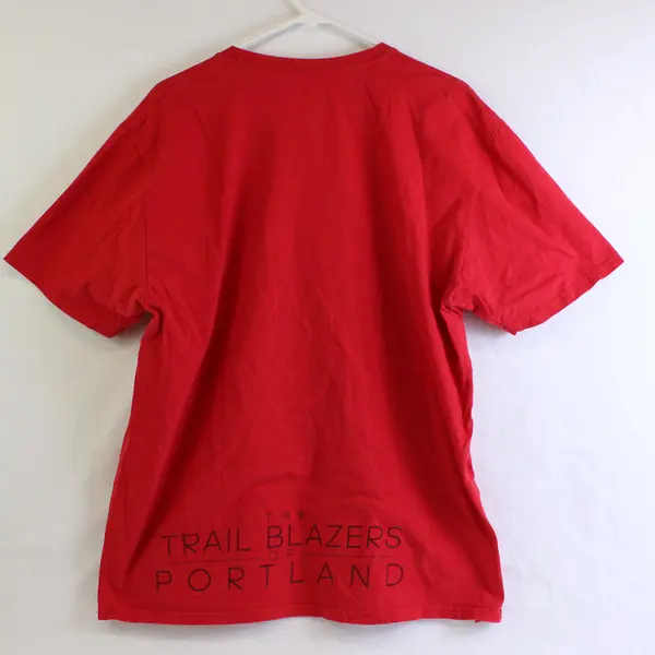 Adidas Men's XL Red The Go-To Tee Trailblazers of Portland Graphic T-Shirt