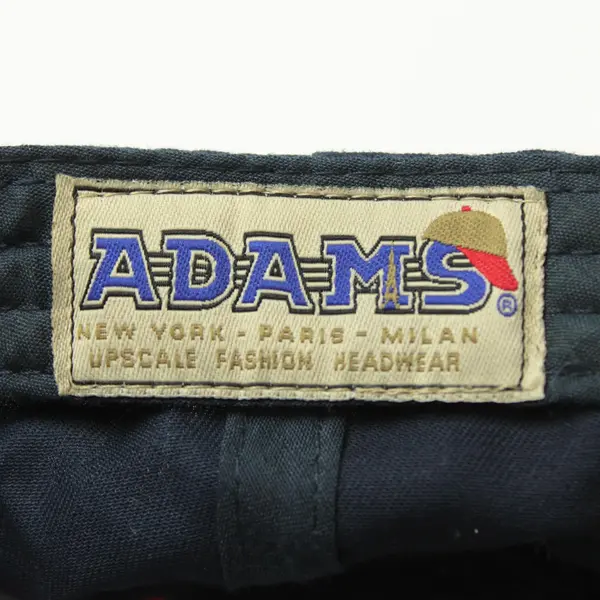 Lot of 2 Adjustable Baseball Caps Blue VFW Madrid IA & Black VFW Madrid IA