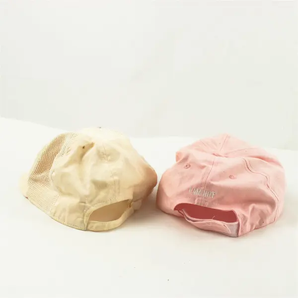 Lot of 2 Adjustable Baseball Caps Pink Sorry & Pink Adidas