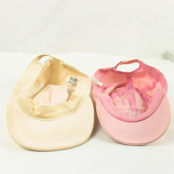Lot of 2 Adjustable Baseball Caps Pink Sorry & Pink Adidas