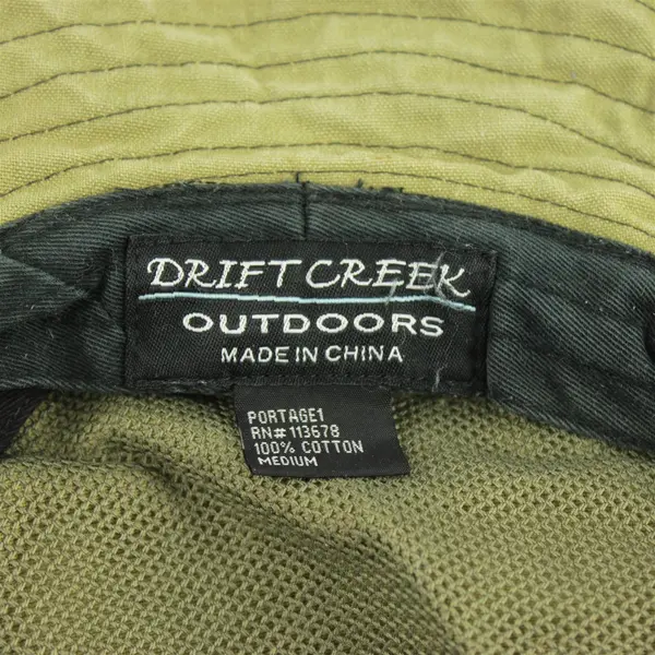 Lot of 2 Khaki Hats Floppy Men's Size L & M Sun Travel