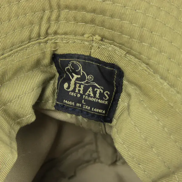 Lot of 2 Khaki Hats Floppy Men's Size L & M Sun Travel